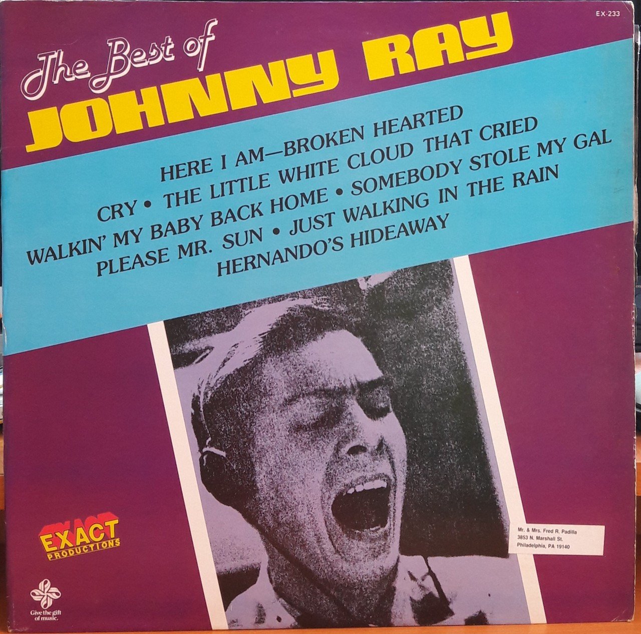 JOHNNY RAY - THE BEST OF - PLAK 2.EL