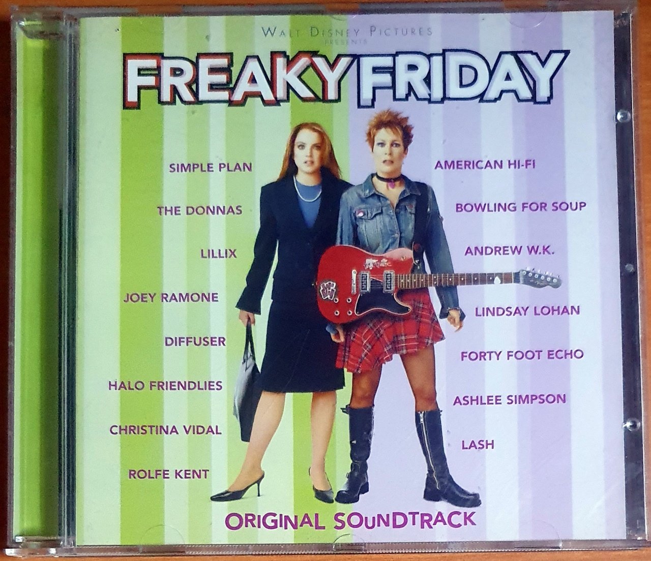 FREAKY FRIDAY SOUNDTRACK / SIMPLE PLAN, THE DONNAS, LILLIX, JOEY RAMONE, LASH, LINDSAY LOHAN, AMERICAN HI-FI (2003) - CD 2.EL