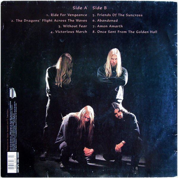 AMON AMARTH - ONCE SENT FROM THE GOLDEN HALL (1998) - LP 180GR 2016 EDITION REISSUE SIFIR PLAK