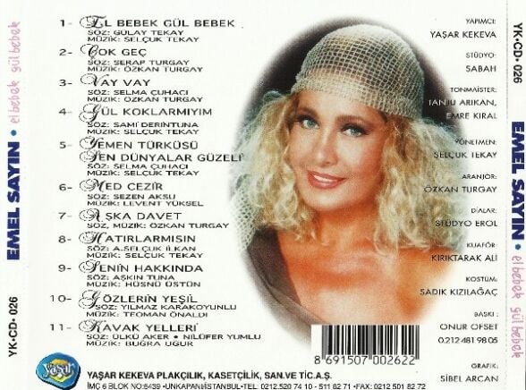 EMEL SAYIN – EL BEBEK GÜL BEBEK (1993) - CD 2007 REISSUE JEWEL CASE AMBALAJINDA SIFIR