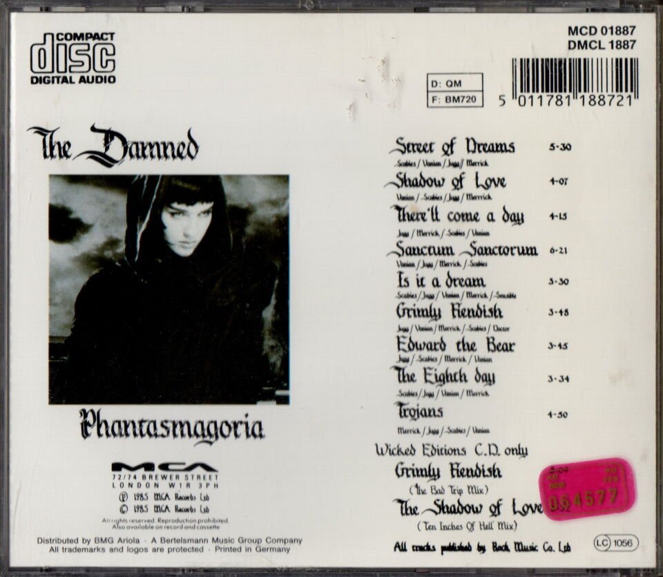 THE DAMNED - PHANTASMAGORIA (1985) - CD 2.EL