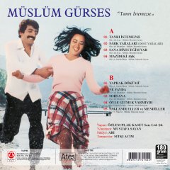 MÜSLÜM GÜRSES - TANRI İSTEMEZSE (1982) - LP 180GR 2020 BASIM SIFIR PLAK