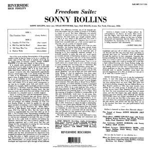 SONNY ROLLINS – FREEDOM SUITE (1958) LP SIFIR PLAK