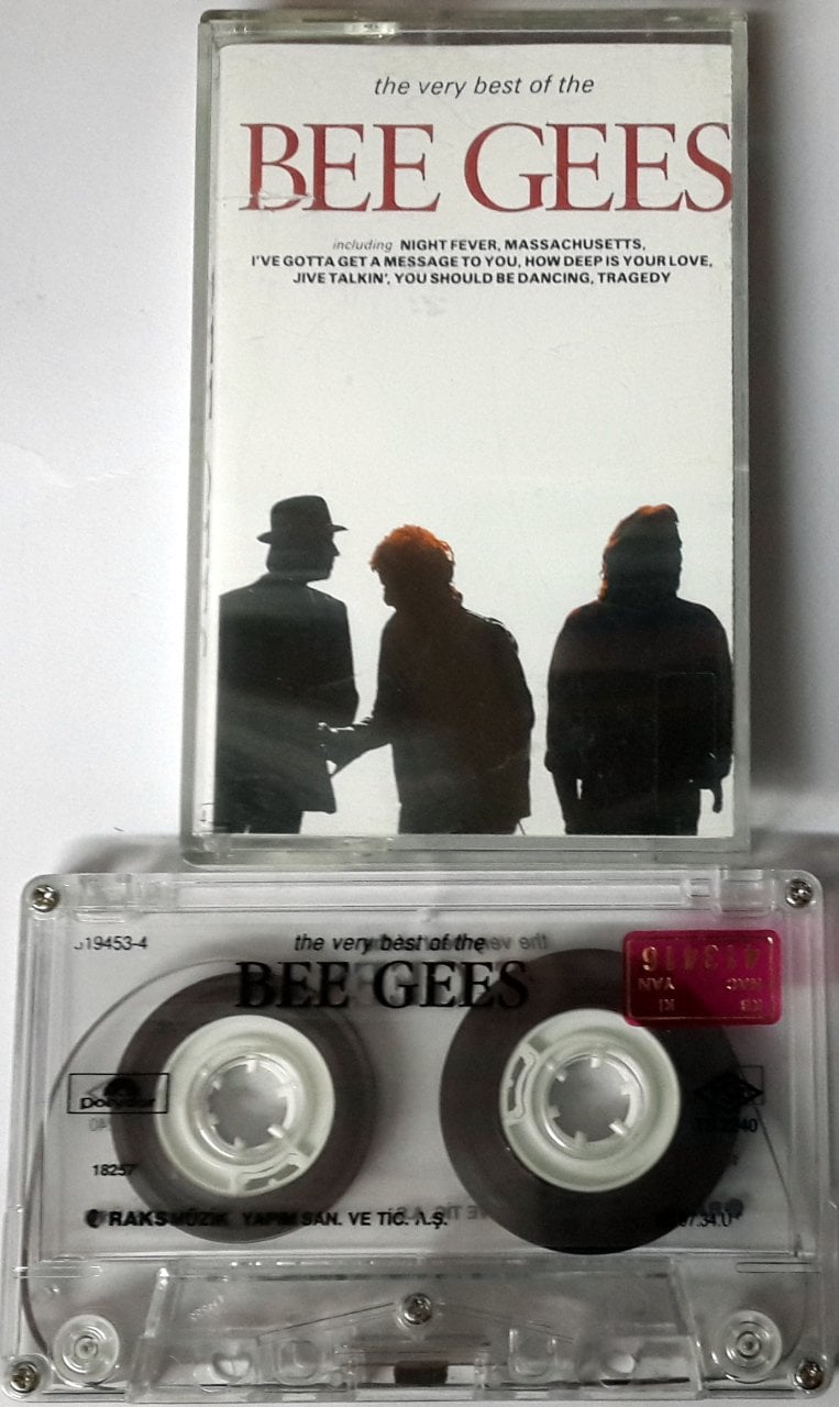 BEE GEES - THE VERY BEST OF THE BEE GEES (1997) RAKS CASSETTE MADE IN TURKEY ''USED''