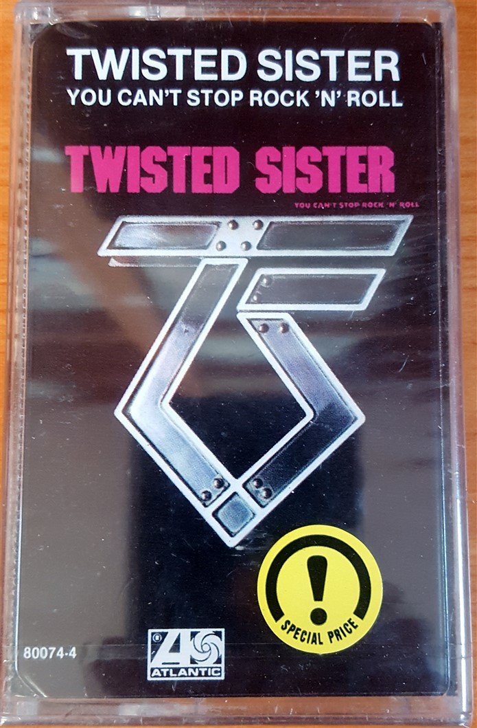 TWISTED SISTER - YOU CAN'T STOP ROCK 'N' ROLL CASSETTE MADE IN TURKEY ''NEW''