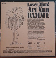 ART VAN DAMME - LOVER MAN! - LP 2.EL PLAK