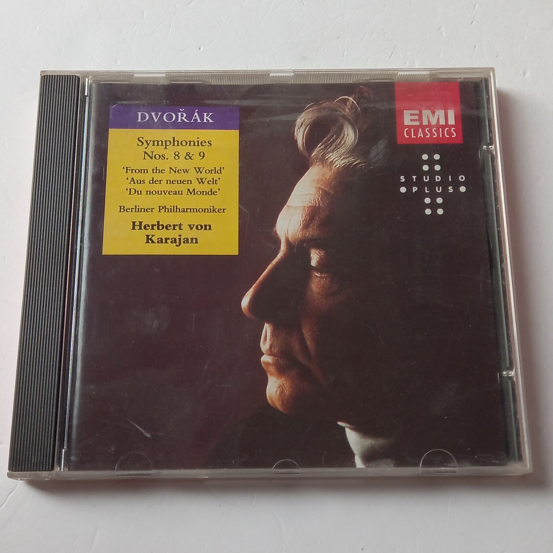 DVORAK: SYMPHONIES NOS. 8 & 9 - KARAJAN (1977) - CD REMASTERED 1986 REISSUE  2.EL