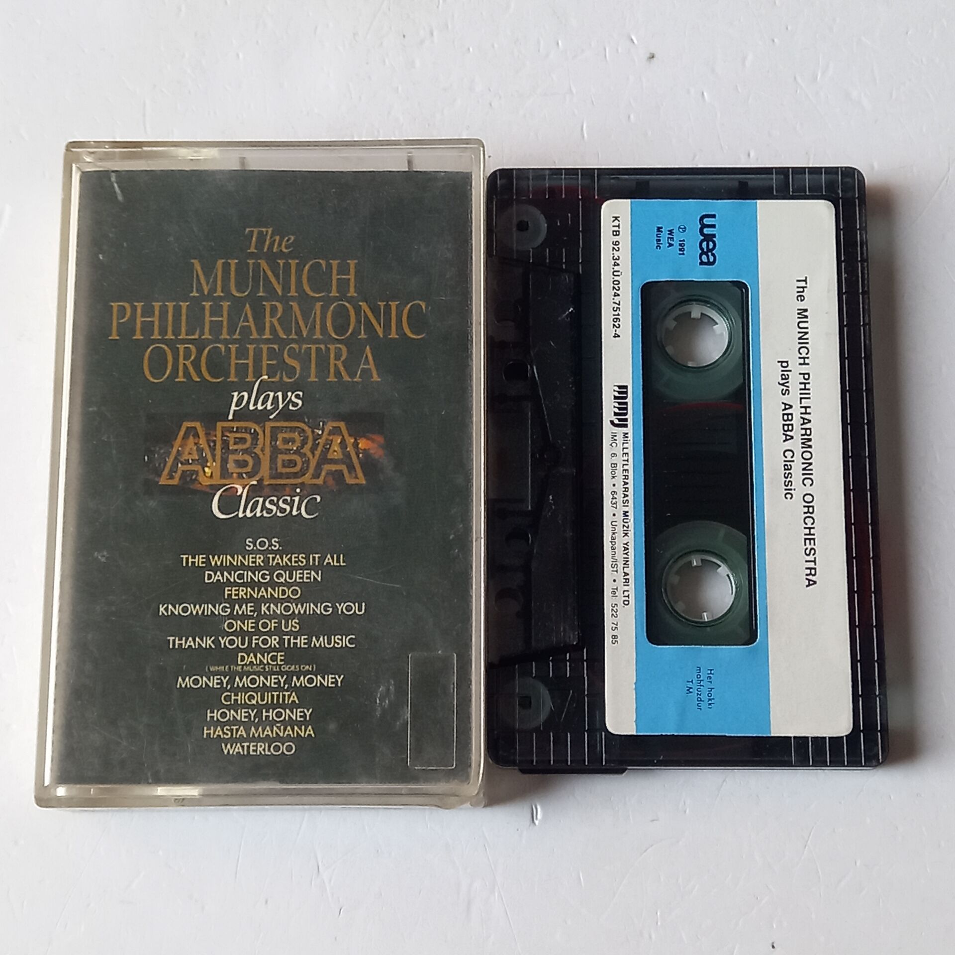 THE MUNICH PHILHARMONIC ORCHESTRA PLAYS ABBA CLASSIC (1991) - KASET 2.EL
