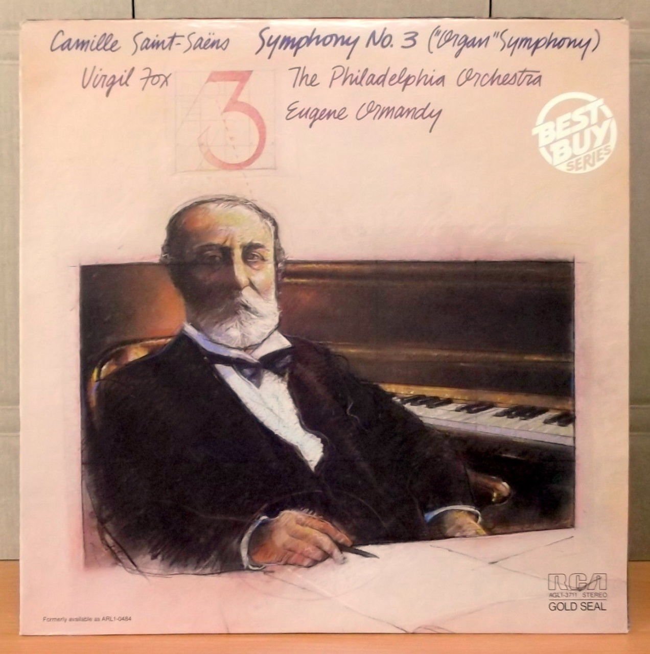 SAINT-SAENS SYMPHONY No.3 VIRGIL FOX LP 2.EL
