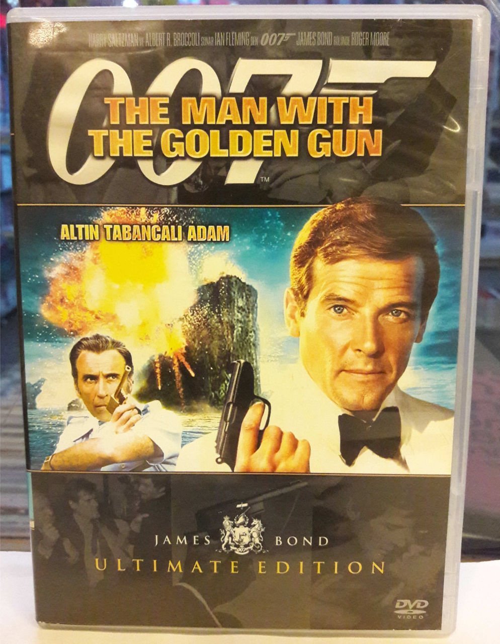 007 JAMES BOND THE MAN WITH THE GOLDEN GUN - ALTIN TABANCALI ADAM - ROGER MOORE DVD 2.EL