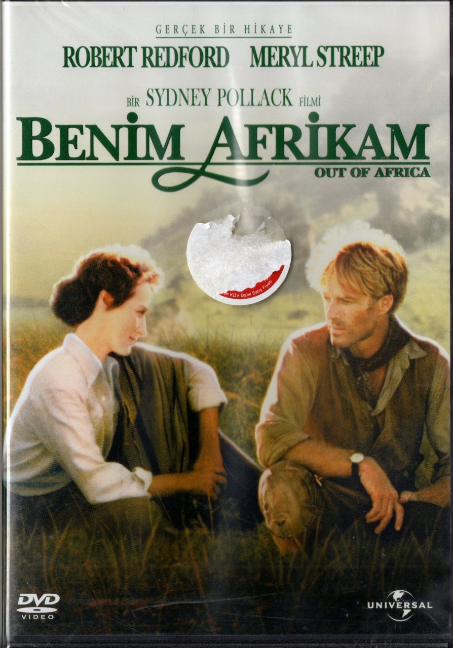 BENİM AFRİKAM - OUT OF AFRICA - ROBERT REDFORD - MERYL STREEP - SYDNEY POLLACK - DVD SIFIR