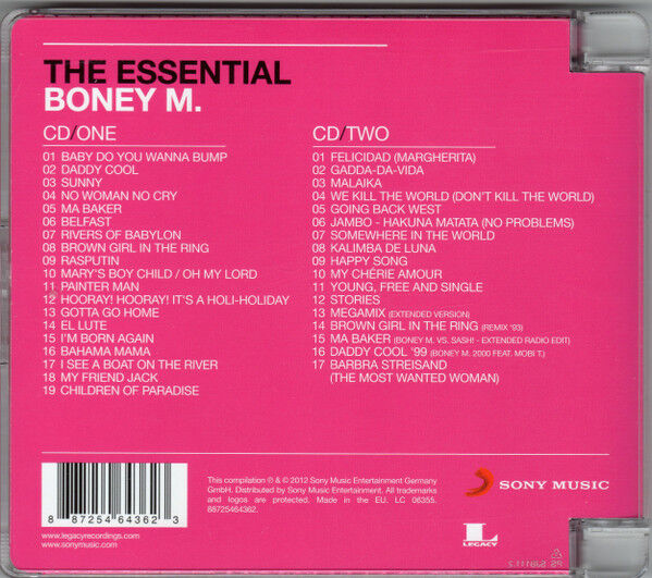 BONEY M. – THE ESSENTIAL BONEY M. (2012) - 2CD SUPER JEWEL BOX AMBALAJINDA SIFIR
