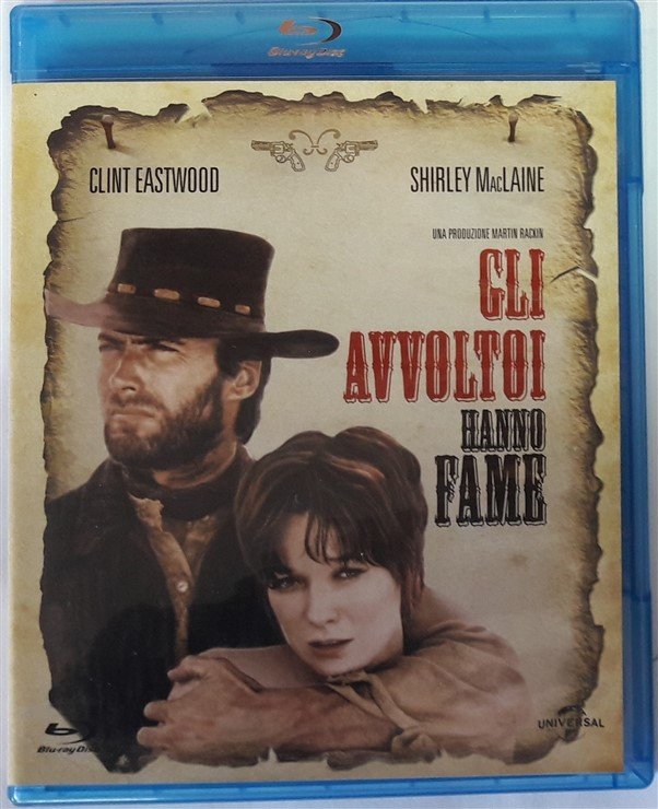 GLI AVVOLTOI HANNO FAME - TWO MULES FOR SISTER SARA - CLINT EASTWOOD - SHIRLEY MacLAINE - BLU-RAY 2.EL