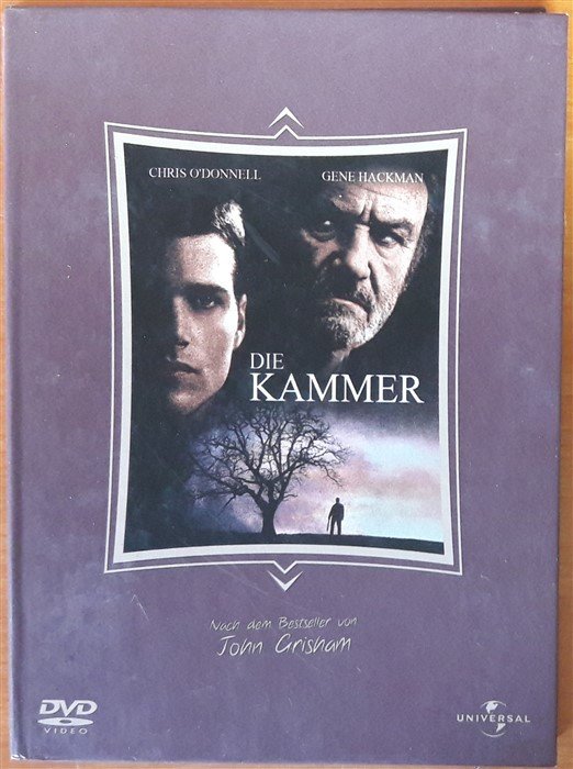 Die KAMMER - The CHAMBER - GENE HACKMAN - SERT KAPAK DIGIPACK DVD 2.EL TR ALTYAZI YOKTUR