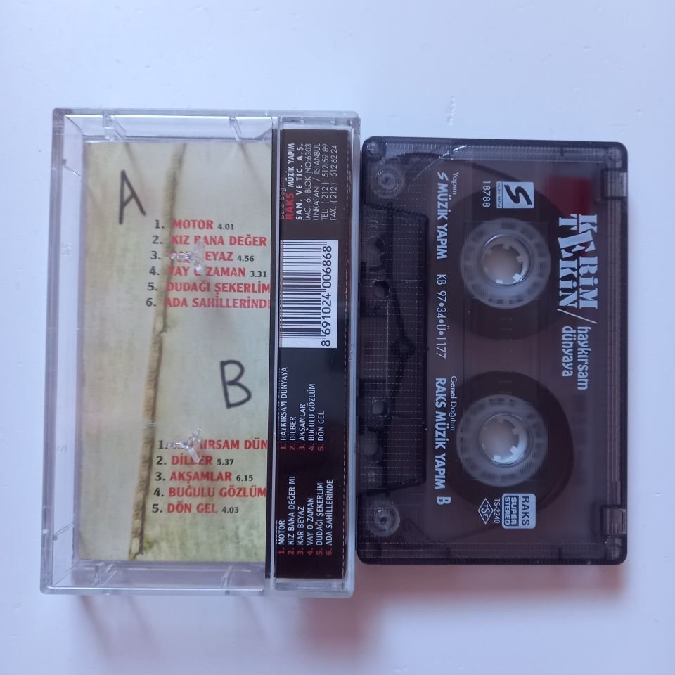 KERİM TEKİN - HAYKIRSAM DÜNYAYA (1997) - KASET 2.EL
