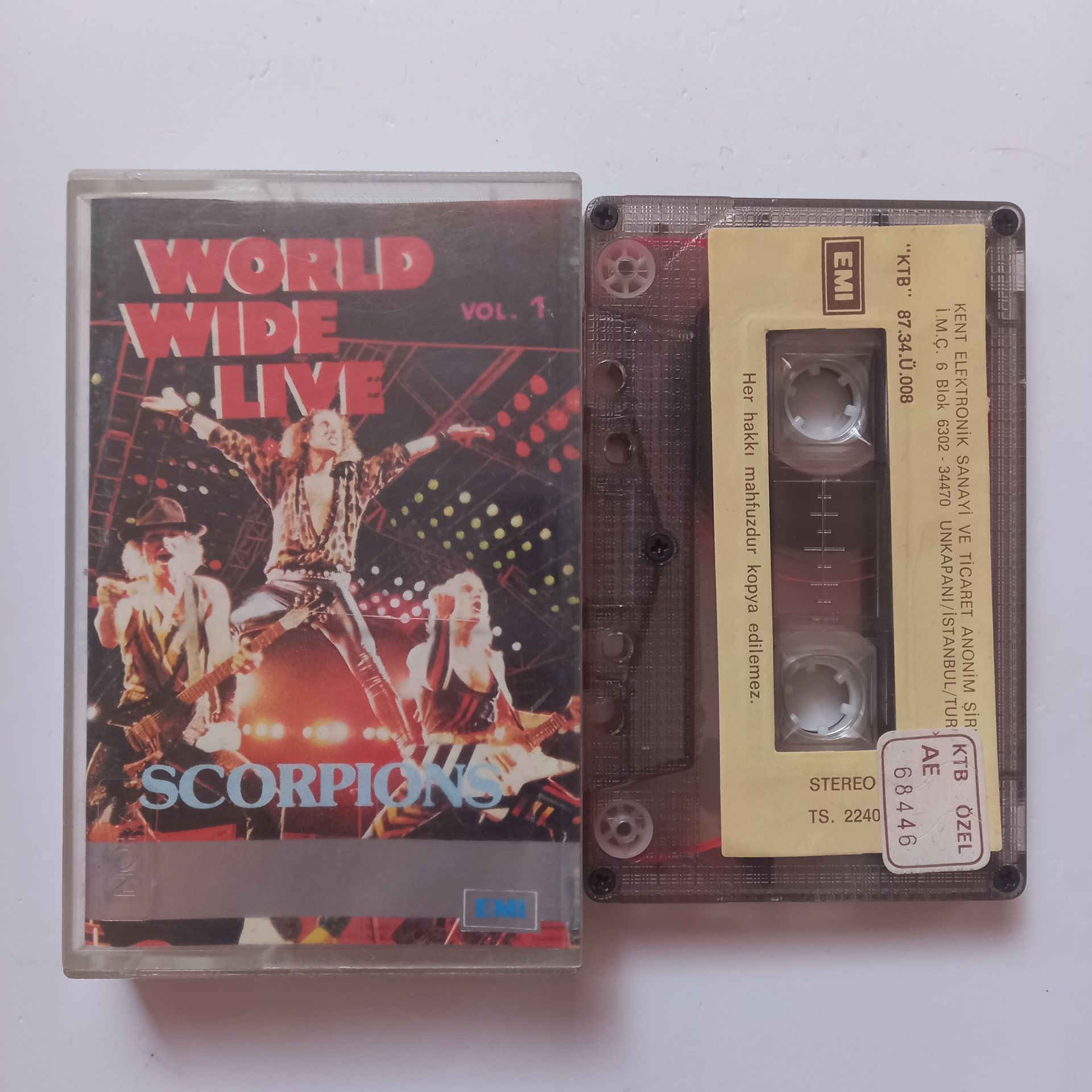 SCORPIONS - WORLD WIDE LIVE VOL.1  (1987) - KASET 2.EL