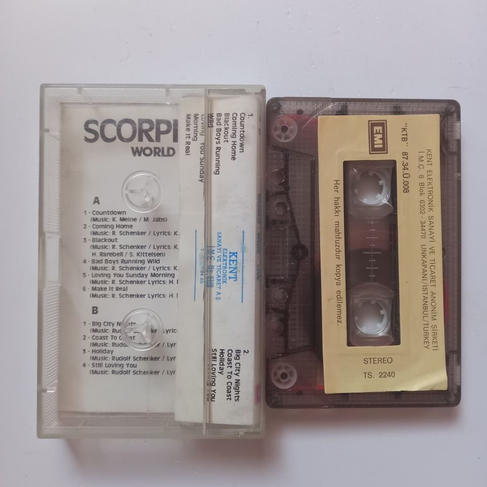 SCORPIONS - WORLD WIDE LIVE VOL.1  (1987) - KASET 2.EL