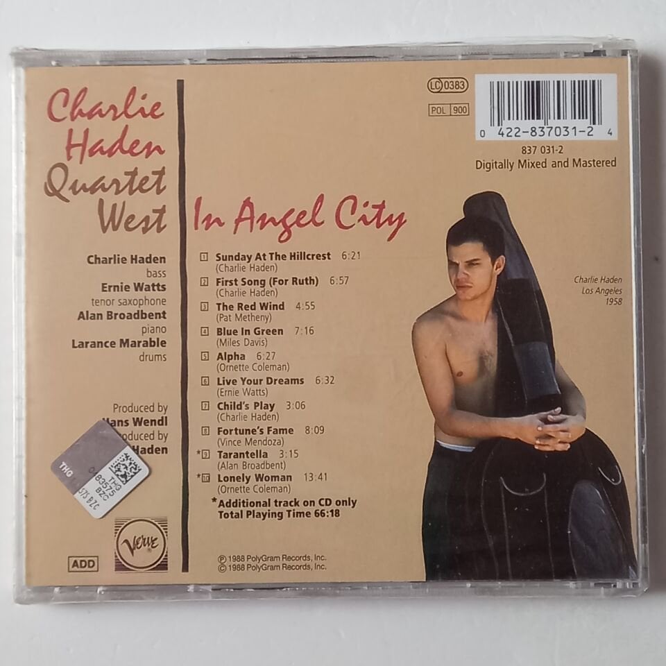 CHARLIE HADEN QUARTET WEST – IN ANGEL CITY (1988) - CD AMBALAJINDA SIFIR