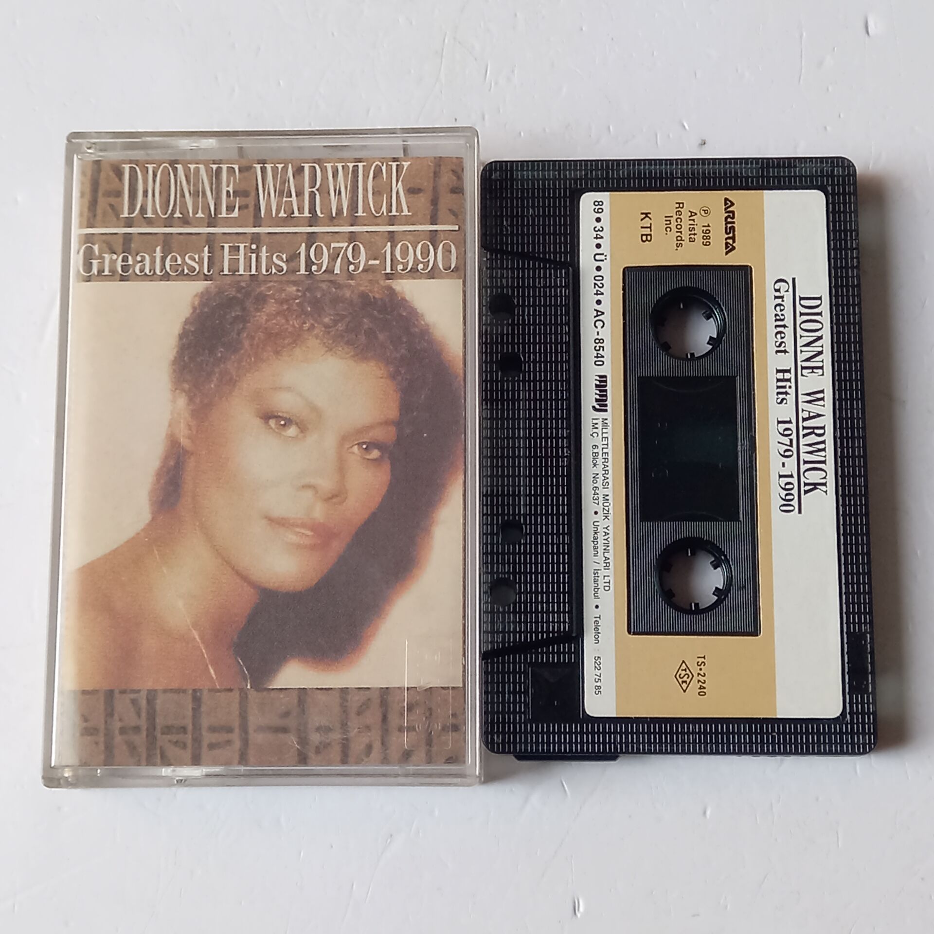 DIONNE WARWICK - GREATEST HITS 1979-1990 (1989) - KASET 2.EL