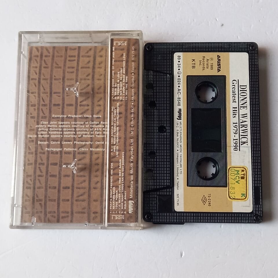 DIONNE WARWICK - GREATEST HITS 1979-1990 (1989) - KASET 2.EL