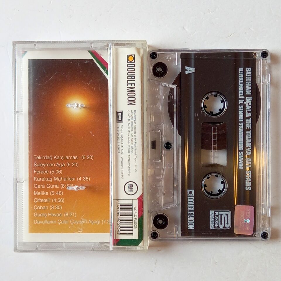 BURHAN ÖÇAL & THE TRAKYA ALL STARS FEATURING SMADJ – KIRKLARELİ İL SINIRI (2003) - KASET 2.EL
