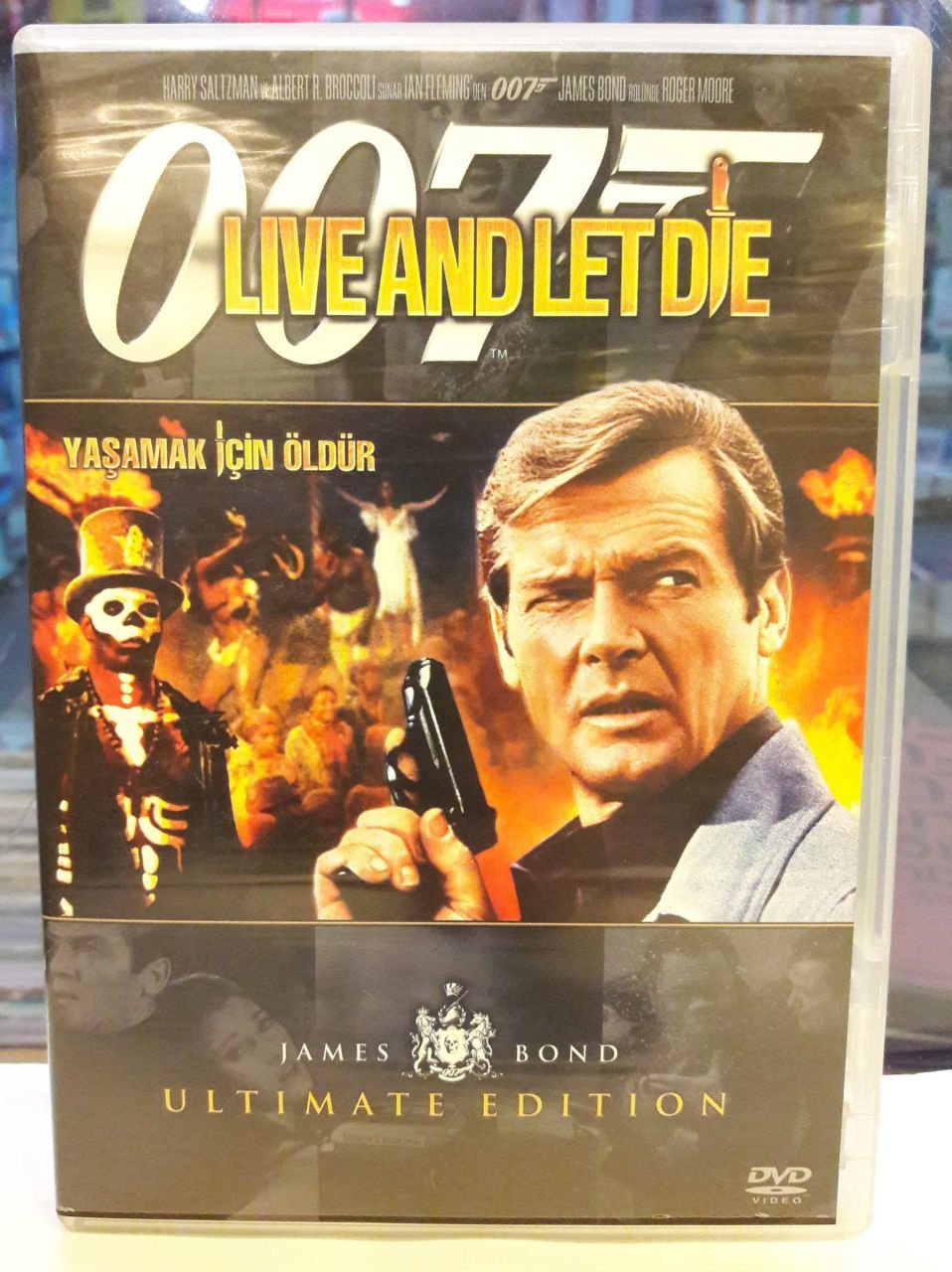 007 JAMES BOND LIVE AND LET DIE - YAŞAMAK İÇİN ÖLDÜR - ROGER MOORE - DVD 2.EL