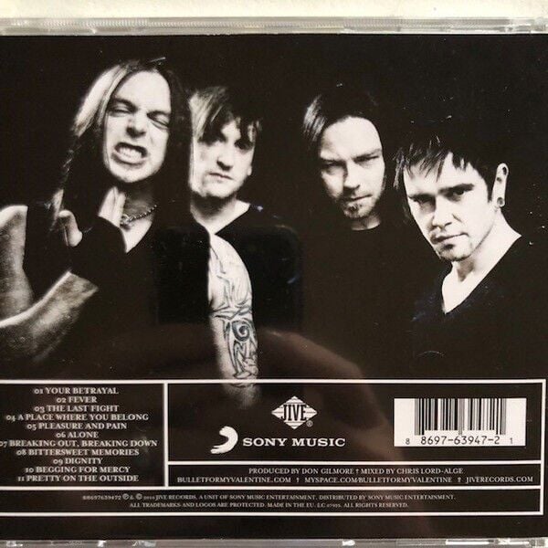 BULLET FOR MY VALENTINE - FEVER (2010) - CD JEWEL CASE AMBALAJINDA SIFIR