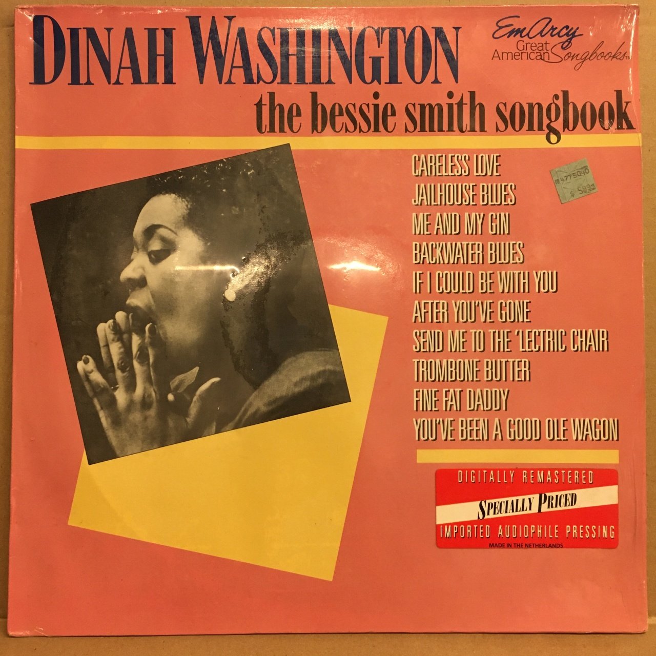 DINAH WASHINGTON - THE BESSIE SMITH SONGBOOK (1958) 1986 REISSUE 2.EL PLAK