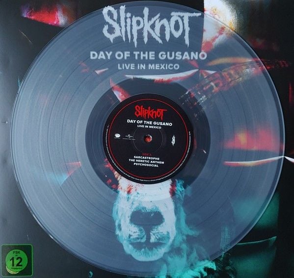 SLIPKNOT - DAY OF THE GUSANO / LIVE IN MEXICO (2017) - 3LP + 1 DVD CLEAR COLURED 2020 EDITION SIFIR PLAK