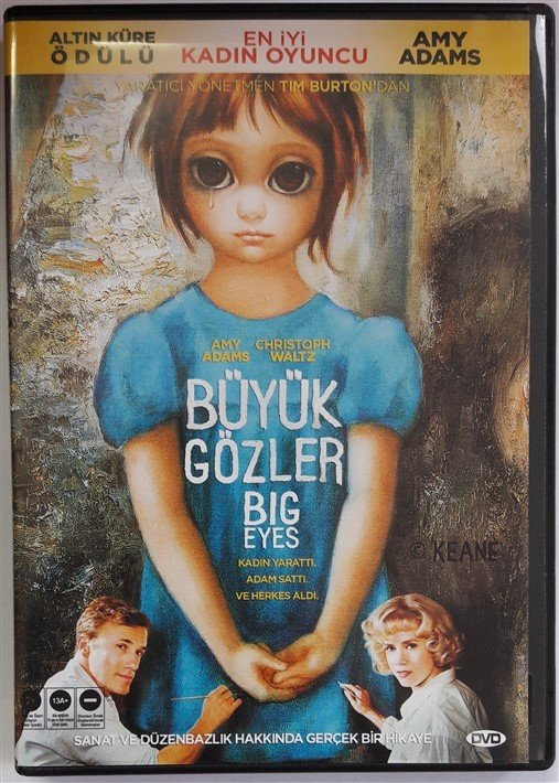 BÜYÜK GÖZLER - BIG EYES - AMY ADAMS - CHRISTOPH WALTZ - TIM BURTON - DVD 2.EL