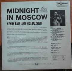 KENNY BALL AND HIS JAZZMEN - MIDNIGHT IN MOSCOW -  DÖNEM BASKISI PLAK SIFIR