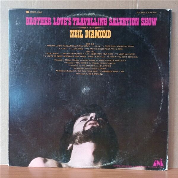 NEIL DIAMOND – BROTHER LOVE'S TRAVELLING SALVATION SHOW (1969) - LP 2.EL PLAK