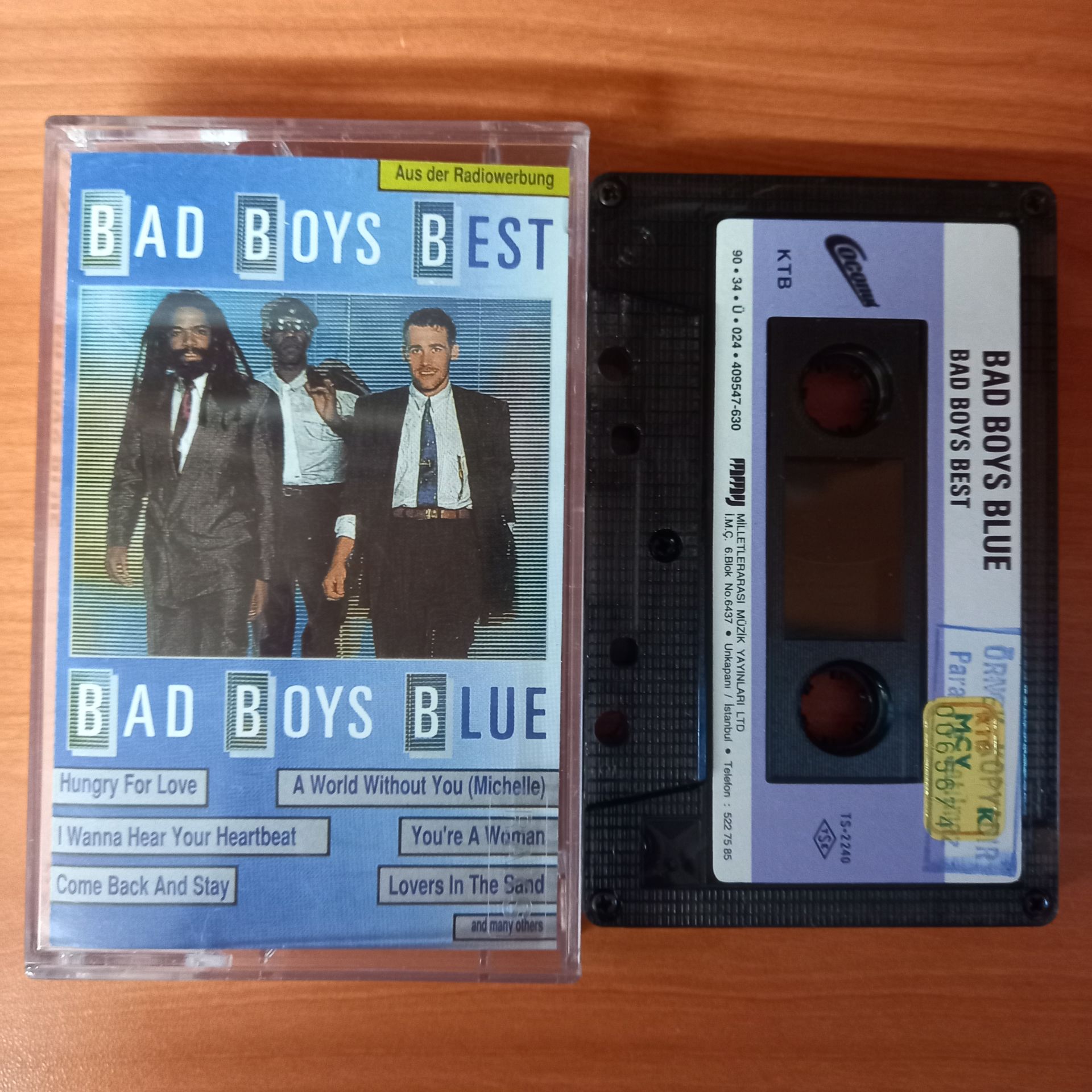 BAD BOYS BLUE - BAD BOYS BEST (1990) - KASET 2.EL