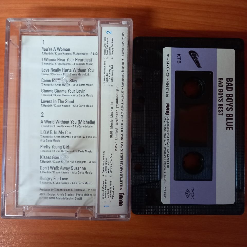 BAD BOYS BLUE - BAD BOYS BEST (1990) - KASET 2.EL