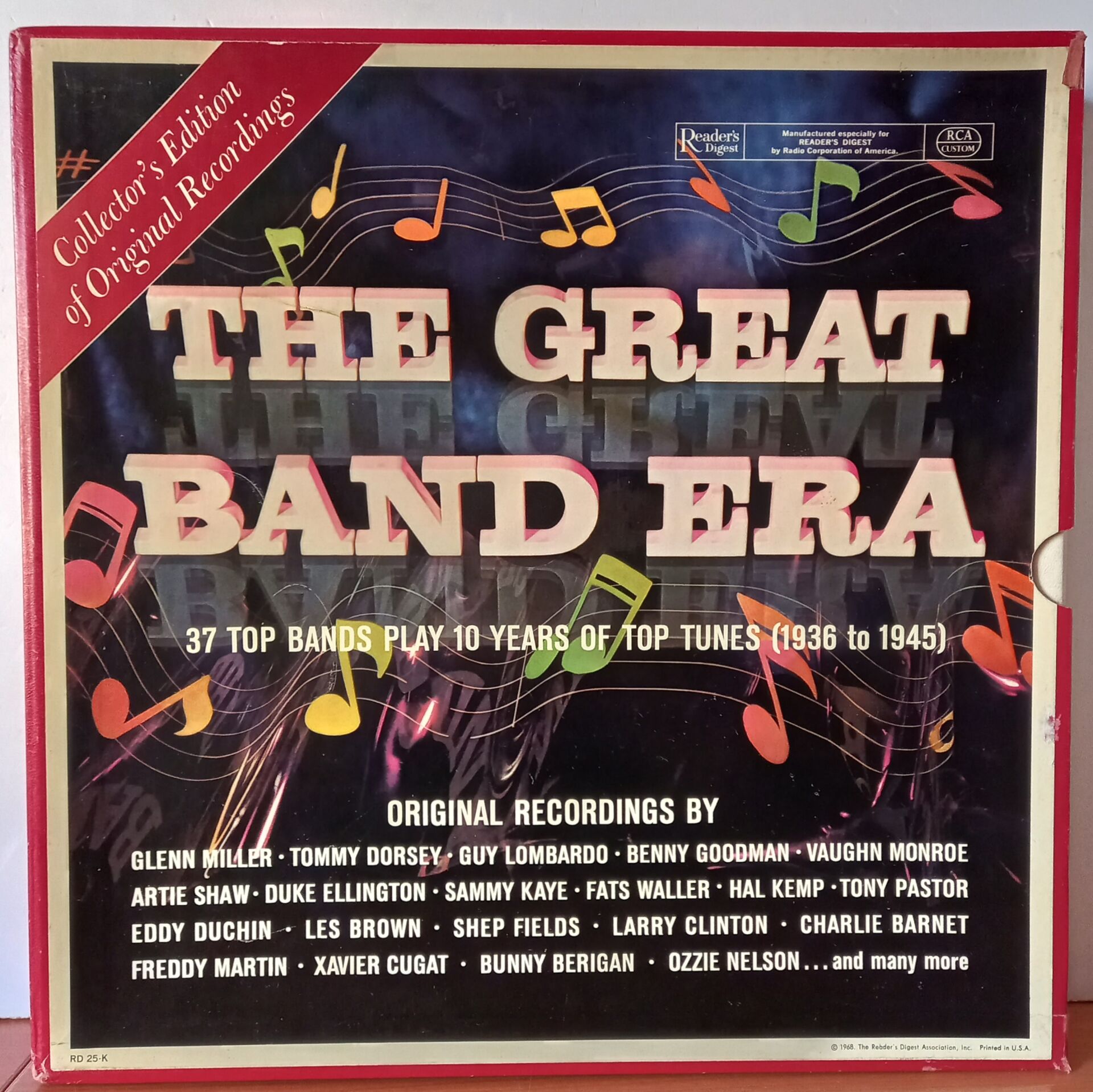 THE GREAT BAND ERA [1936-1945] / TOMMY DORSEY, DUKE ELLINGTON, GLENN MILLER (1968) - 10LP 2.EL BOX SET PLAK