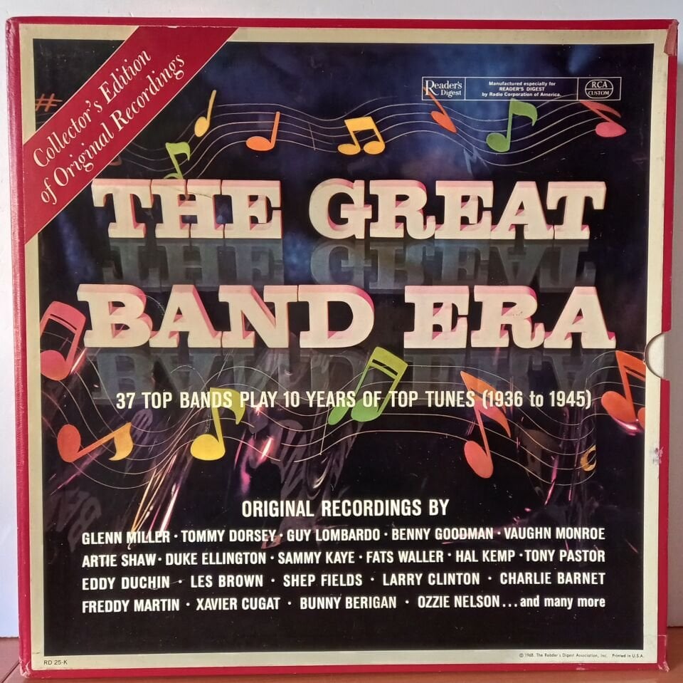 THE GREAT BAND ERA [1936-1945] / TOMMY DORSEY, DUKE ELLINGTON, GLENN MILLER (1968) - 10LP 2.EL BOX SET PLAK