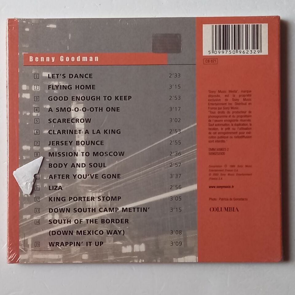 BENNY GOODMAN – 1939-1951 (2003) - CD DIGIPAK AMBALAJINDA SIFIR