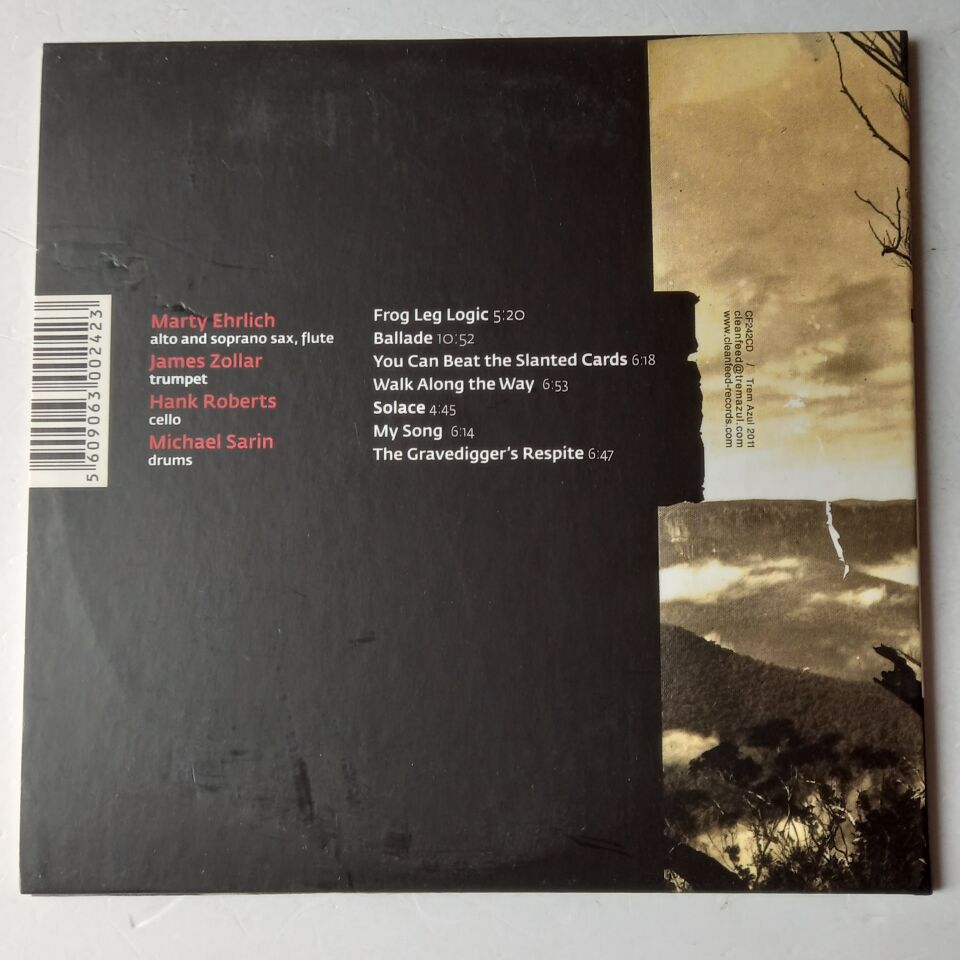 MARTY EHRLICH'S RITES QUARTET – FROG LEG LOGIC (2011) - CD GATEFOLD CARD SLEEVE 2.EL