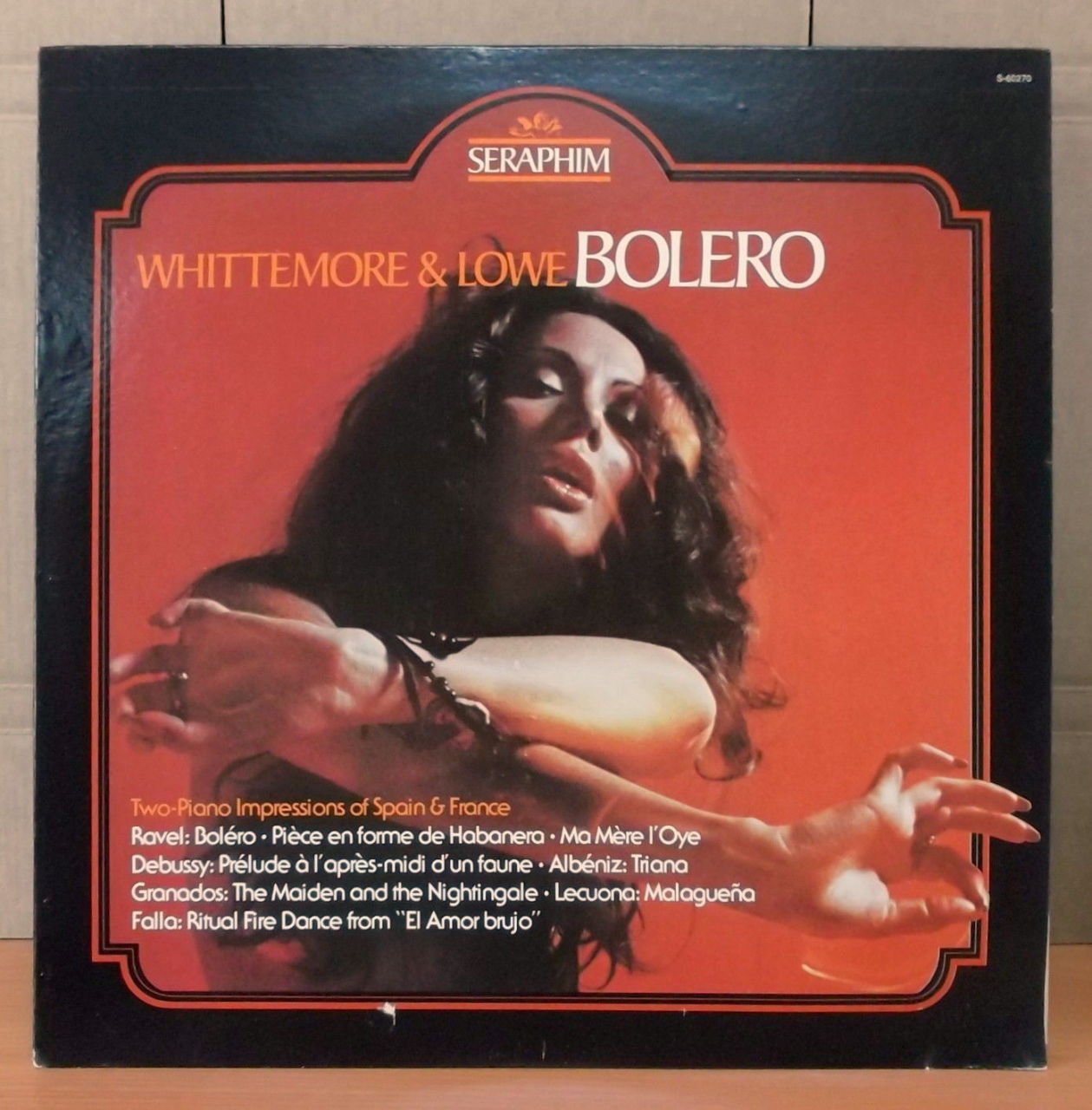 WHITTEMORE and LOWE RAVEL BOLERO DEBUSSY LP 2.EL