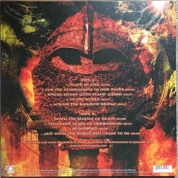 AMON AMARTH - VERSUS THE WORLD (2002) - LP 180GR 2017 EDITION REISSUE SIFIR PLAK