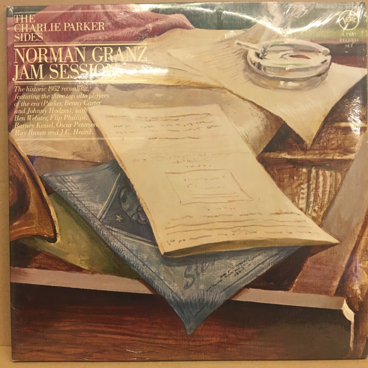 THE CHARLIE PARKER SIDES NORMAN GRANZ JAM SESSION 1976 DÖNEM BASKISI SIFIR PLAK