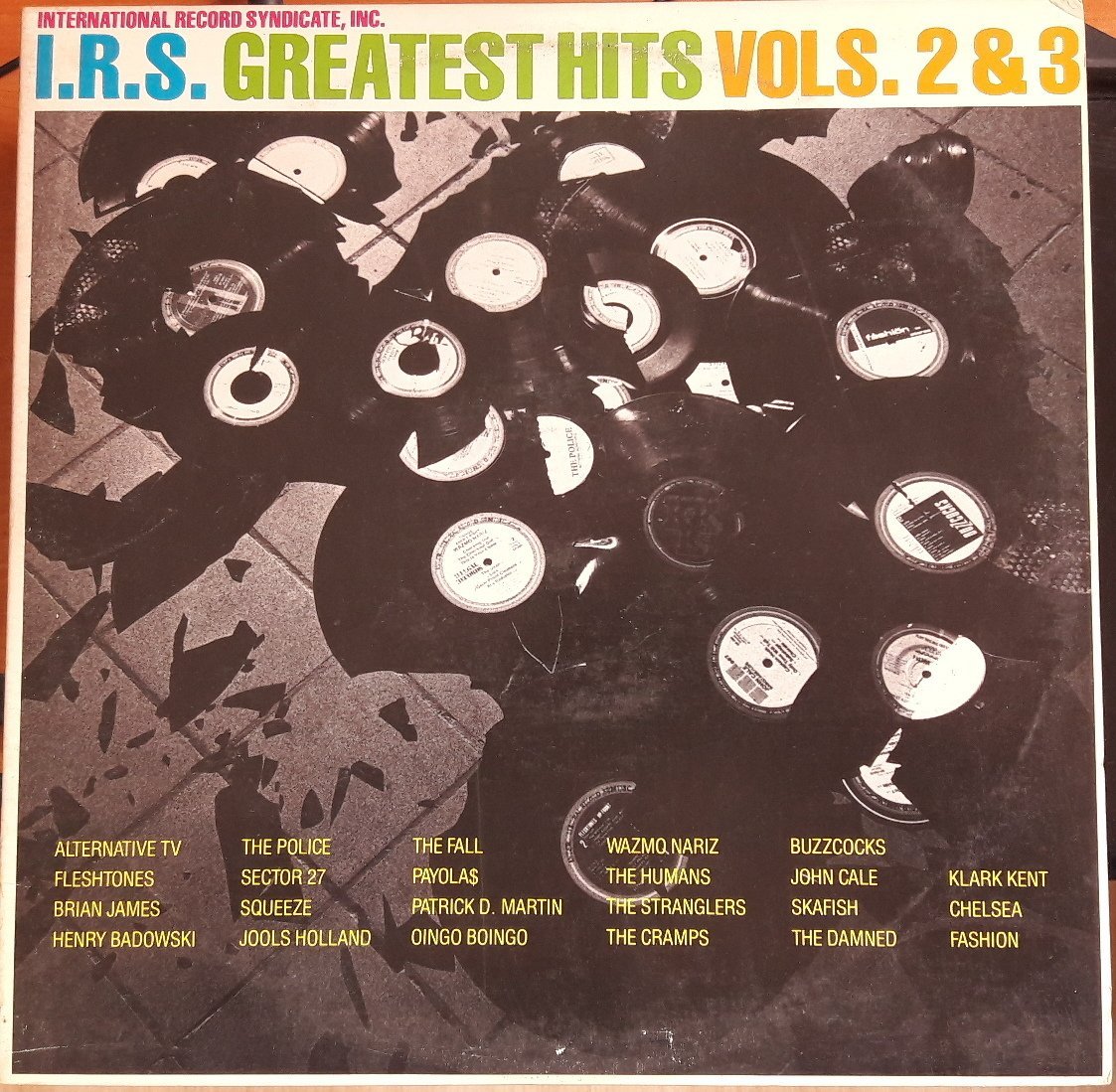 I.R.S. GREATEST HITS VOLS. 2&3 (THE FALL, THE POLICE, BUZCOCKS..)(1981) - 2PLAK 2.EL
