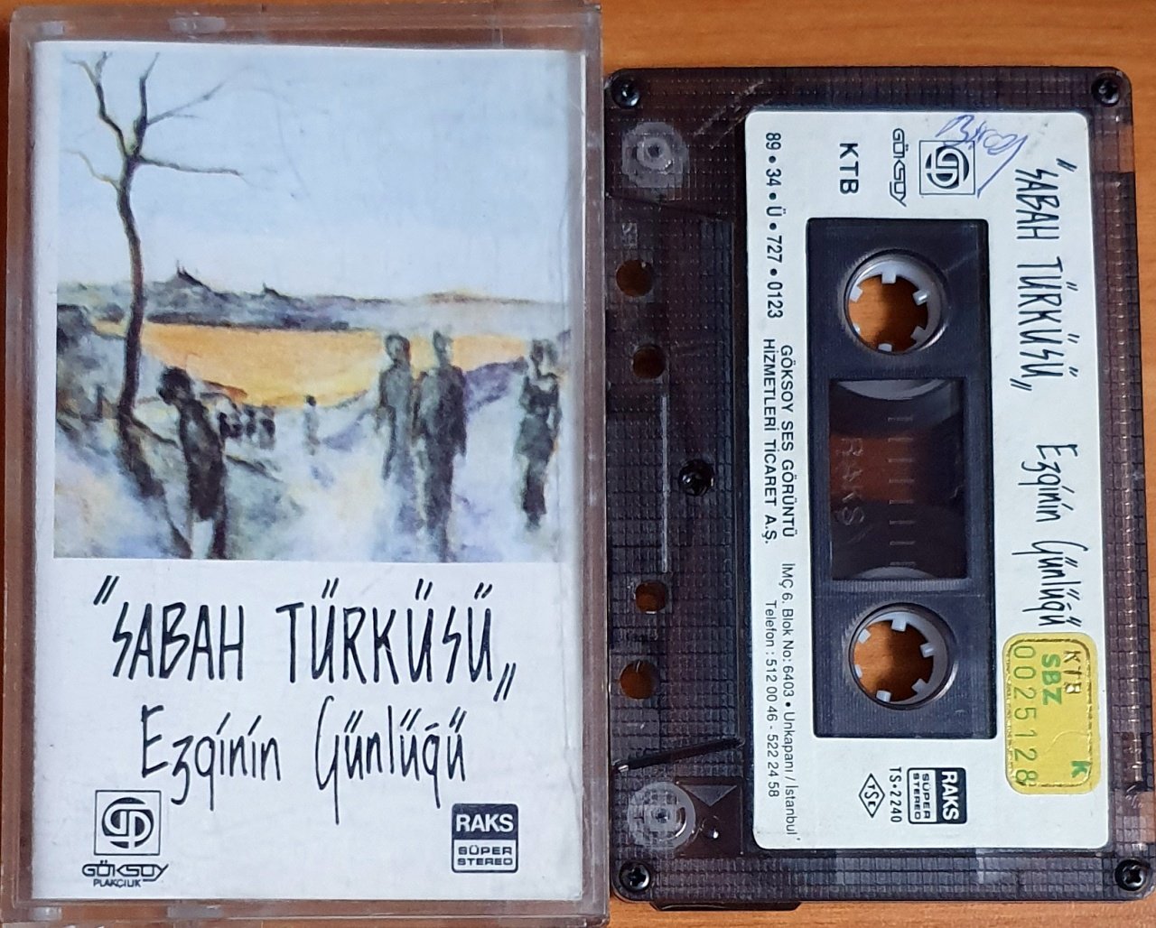 EZGİNİN GÜNLÜĞÜ - SABAH TÜRKÜSÜ (1989) - KASET GÖKSOY 2.EL