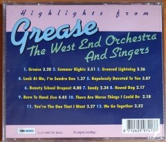 HIGHLIGHTS FROM GREASE SOUNDTRACK / THE WEST END ORCHESTRA AND SINGERS (1998) - CD SIFIR