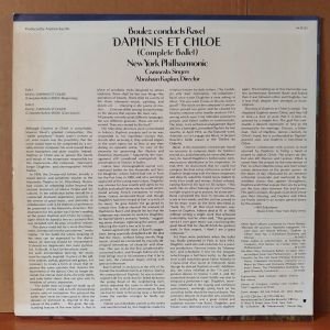 BOULEZ CONDUCTS RAVEL / DAPHNIS ET CHLOE (1975) - LP 2.EL PLAK