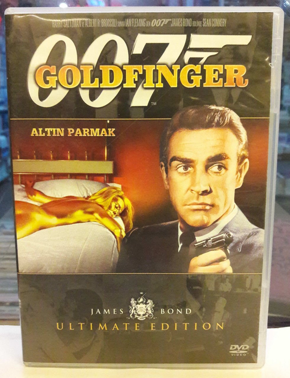 007 JAMES BOND GOLDFINGER - ALTIN PARMAK - SEAN CONNERY DVD 2.EL