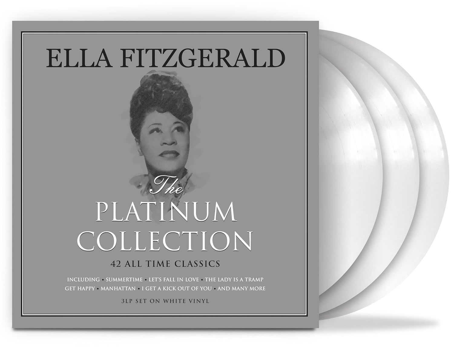 ELLA FITZGERALD - THE PLATINUM COLLECTION - 2017 3LP WHITE COLORED SIFIR PLAK