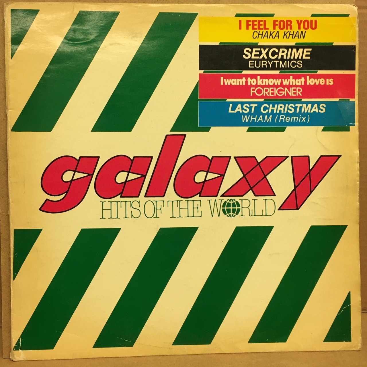 GALAXY HITS OF THE WORLD 2.EL PLAK 80LER KARIŞIK CHAKA KHAN EURYTMICS FOREIGNER WHAM KIM WILDE