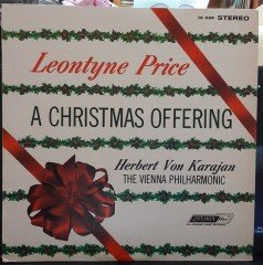 A CHRISTMAS OFFERING - LEONTYNE PRICE, VIENNA PHILHRMONIC, HERBERT VON KARAJAN - PLAK 2.EL