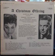 A CHRISTMAS OFFERING - LEONTYNE PRICE, VIENNA PHILHRMONIC, HERBERT VON KARAJAN - PLAK 2.EL